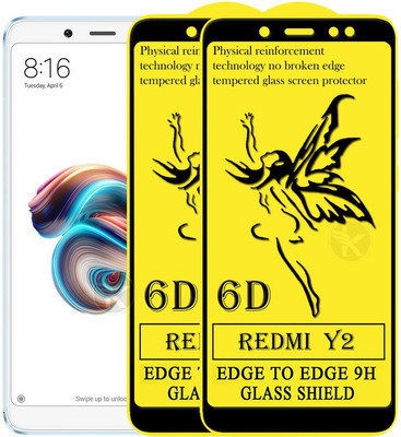 HQ Protection Tempered Glass Guard for Mi Redmi Y2(Pack of 2)