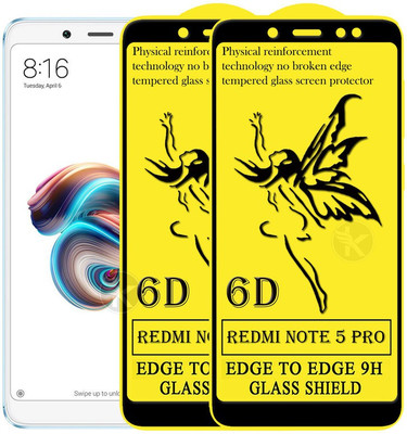 HQ Protection Tempered Glass Guard for Mi Redmi Note 5 Pro(Pack of 2)
