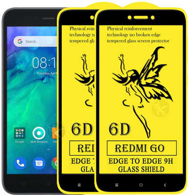 HQ Protection Edge To Edge Tempered Glass for Redmi Go(Pack of 2)