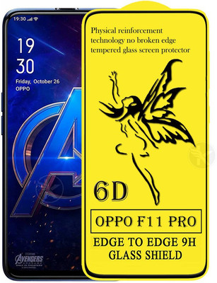 HQ Protection Edge To Edge Tempered Glass for Oppo F11 Pro(Pack of 1)