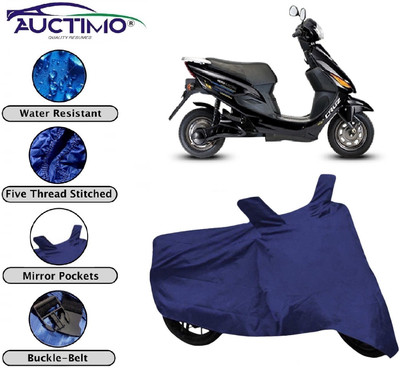 AUCTIMO Two Wheeler Cover for Hero(Electric Cruz, Blue)