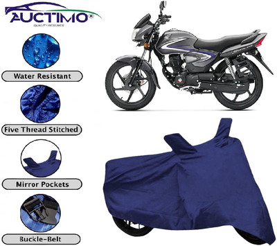 AUCTIMO Two Wheeler Cover for Honda(CB Shine, Blue)