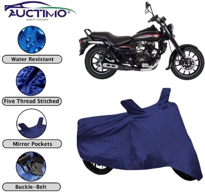 AUCTIMO Two Wheeler Cover for Bajaj(Avenger 220 Street, Blue)