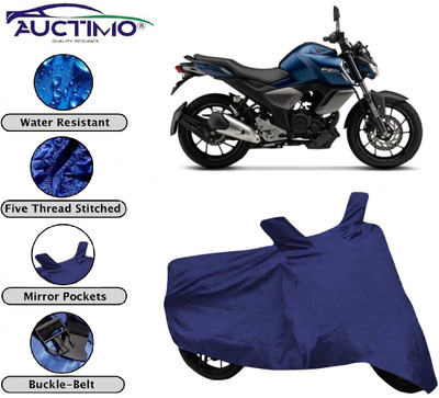 AUCTIMO Two Wheeler Cover for Yamaha(FZ S V3.0 FI, Blue)