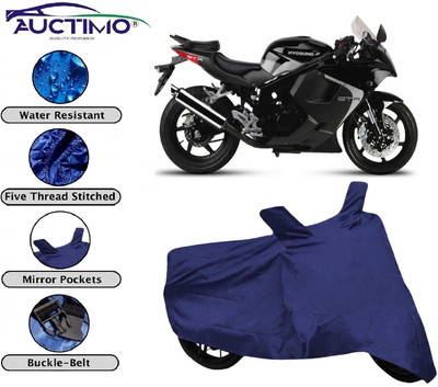 AUCTIMO Two Wheeler Cover for Hyosung(GT250R, Blue)