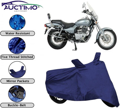 AUCTIMO Two Wheeler Cover for Bajaj(Avenger 220 DTS-i, Blue)