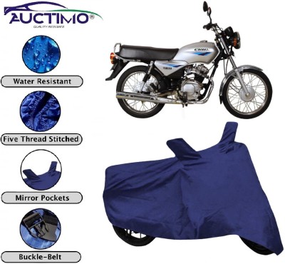 AUCTIMO Two Wheeler Cover for Yamaha(Crux, Blue)