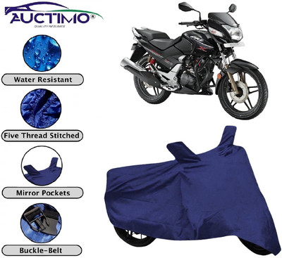 AUCTIMO Two Wheeler Cover for Hero(CBZ Extreme, Blue)
