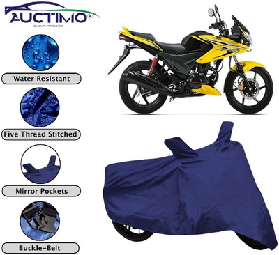 AUCTIMO Two Wheeler Cover for Honda(CBF Stunner, Blue)
