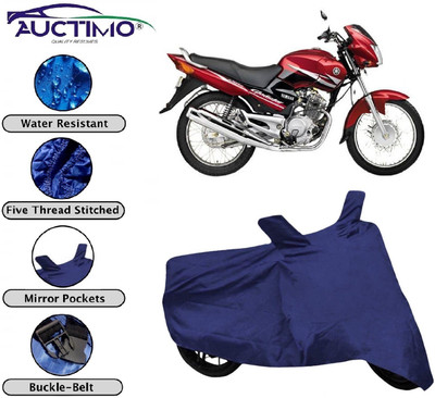 AUCTIMO Two Wheeler Cover for Yamaha(Gladiator, Blue)