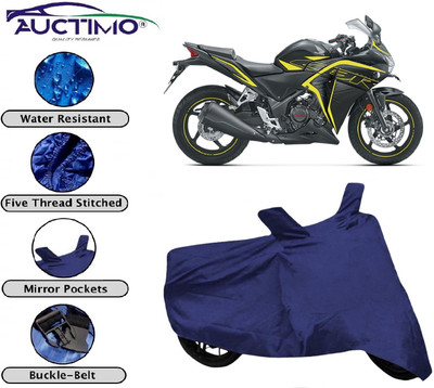 AUCTIMO Two Wheeler Cover for Honda(CBR 250R, Blue)