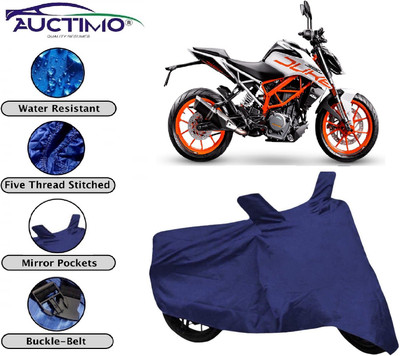 AUCTIMO Two Wheeler Cover for KTM(Duke 390, Blue)