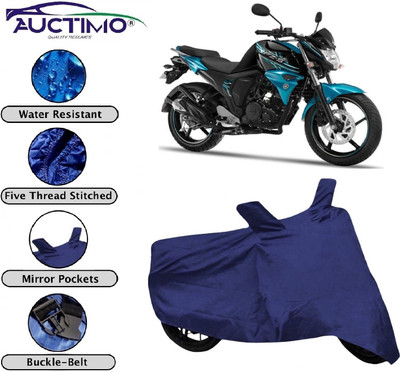 AUCTIMO Two Wheeler Cover for Yamaha(FZ-S, Blue)