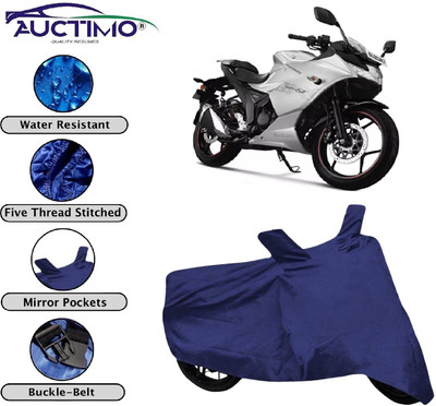 AUCTIMO Two Wheeler Cover for Suzuki(Gixxer SF, Blue)