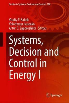 Systems, Decision and Control in Energy I(English, Hardcover, unknown)