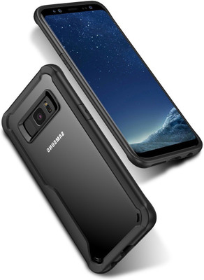 Phone Back Cover Bumper Case for Samsung Galaxy S8 Plus, Samsung Galaxy S8, Samsung Galaxy S8 Plus, Samsung Galaxy S8 Plus(Transparent, Black, Grip Case, Pack of: 1)