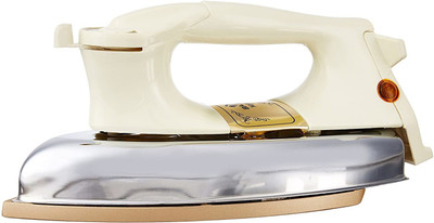 BAJAJ 1000W Heavy Weight Instant Heat 1000 W Dry Iron (White)