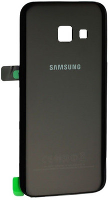 Sandreezz Samsung Galaxy A320 (A3 2017) (with Proper Logo) Back Panel(Black)
