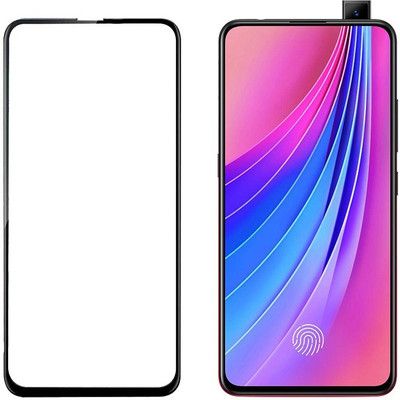HOBBYTRONICS Edge To Edge Tempered Glass for Mi K20, Mi K20 Pro, Vivo V15 Pro, Oppo Reno(Pack of 1)