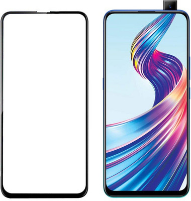 HOBBYTRONICS Edge To Edge Tempered Glass for OPPO Reno 2z, Oppo Reno2 F(Pack of 1)