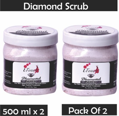 I TOUCH HERBAL DIAMOND SCRUB 500 ML X 2 (PACK OF 2) Scrub(500 ml)