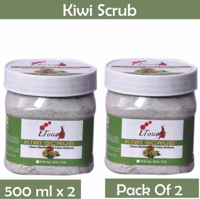 I TOUCH HERBAL KIWI SCRUB 500 ML X 2 (PACK OF 2) Scrub(1000 ml)