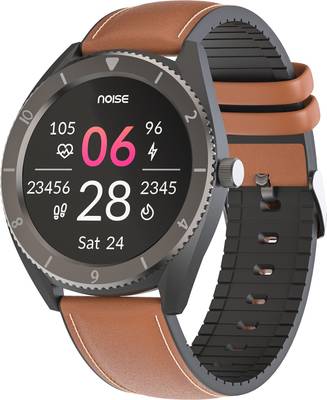 NoiseFit NoiseFit Endure Smartwatch  (Brown Strap, Free Size)
