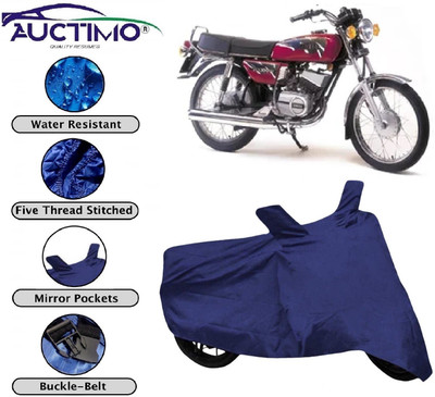 AUCTIMO Two Wheeler Cover for Yamaha(RX 100, Blue)