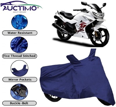 AUCTIMO Two Wheeler Cover for Hero(Karizma ZMR, Blue)