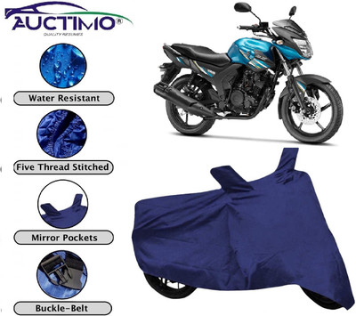 AUCTIMO Two Wheeler Cover for Yamaha(SZ-RR, Blue)