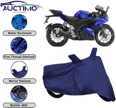 AUCTIMO Two Wheeler Cover for Yamaha(R15, Blue)