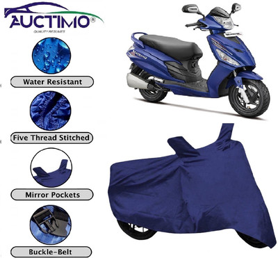 AUCTIMO Two Wheeler Cover for Hero(Maestro, Blue)