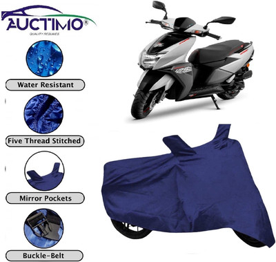 AUCTIMO Two Wheeler Cover for TVS(NTORQ, Blue)