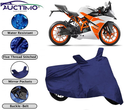 AUCTIMO Two Wheeler Cover for KTM(RC 200, Blue)