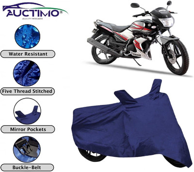 AUCTIMO Two Wheeler Cover for Yamaha(SS 125, Blue)