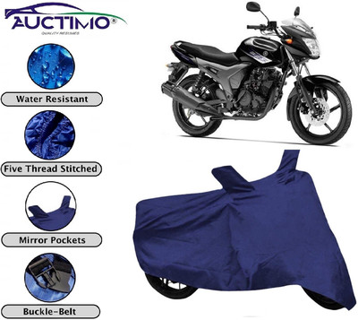 AUCTIMO Two Wheeler Cover for Yamaha(Saluto, Blue)