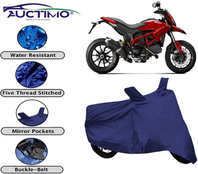 AUCTIMO Two Wheeler Cover for Ducati(Hypermotard, Blue)