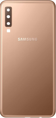 Kraze4blaze Samsung Galaxy A7 2018 with camera lens Back Panel(Gold)
