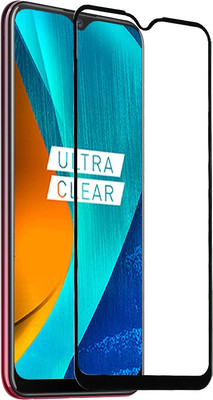 Obstinate Edge To Edge Tempered Glass for Vivo V20 SE, FULL GLUE, FULL COVERAGE(Pack of 1)