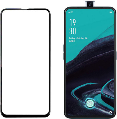 HOBBYTRONICS Edge To Edge Tempered Glass for OPPO Reno 2z, Oppo Reno2 F(Pack of 1)