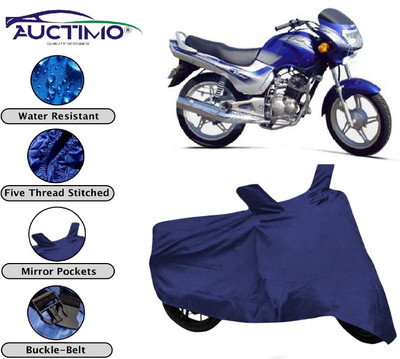 AUCTIMO Two Wheeler Cover for TVS(Victor New, Blue)