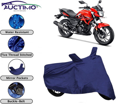 AUCTIMO Two Wheeler Cover for Hero(Xtreme 200R, Blue)