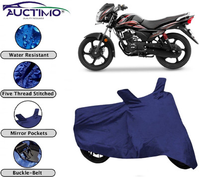 AUCTIMO Two Wheeler Cover for TVS(Victor GLX, Blue)
