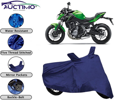 MWBB Two Wheeler Cover for Kawasaki(Z250, Blue)
