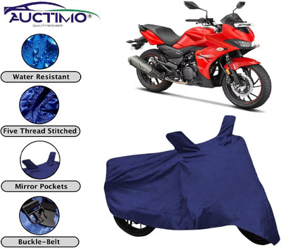 AUCTIMO Two Wheeler Cover for Hero(Xtreme 200S, Blue)