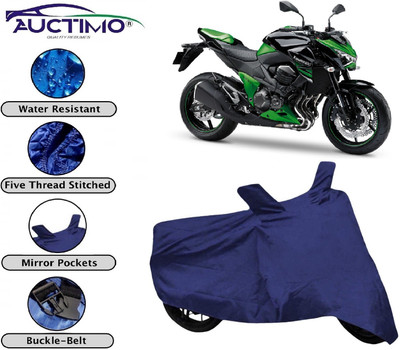 AUCTIMO Two Wheeler Cover for Kawasaki(Z800, Blue)