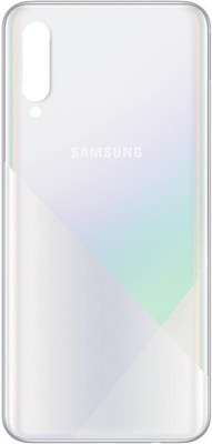 Sandreezz Samsung Galaxy A30s / SM-A307 (with Proper Logo) Back Panel(Prism Crush White)