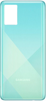 Sandreezz Samsung Glaxy A71 (with Proper Logo) Back Panel(Prism Crush Blue)