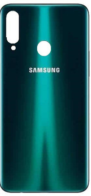 Sandreezz Samsung Galaxy A20s (with Proper Logo) Back Panel(Green)
