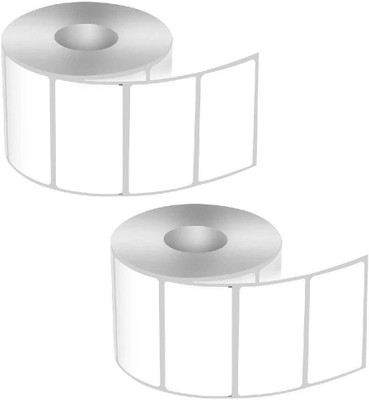 youtech Barcode Label Cromo Paper Label Stickers cromo paper Paper Label(White)